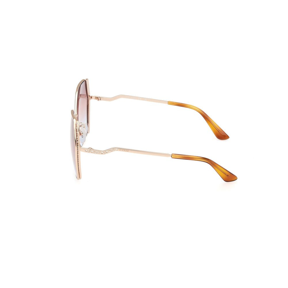 Guess Gold Metal Sunglasses - Luxe Nova