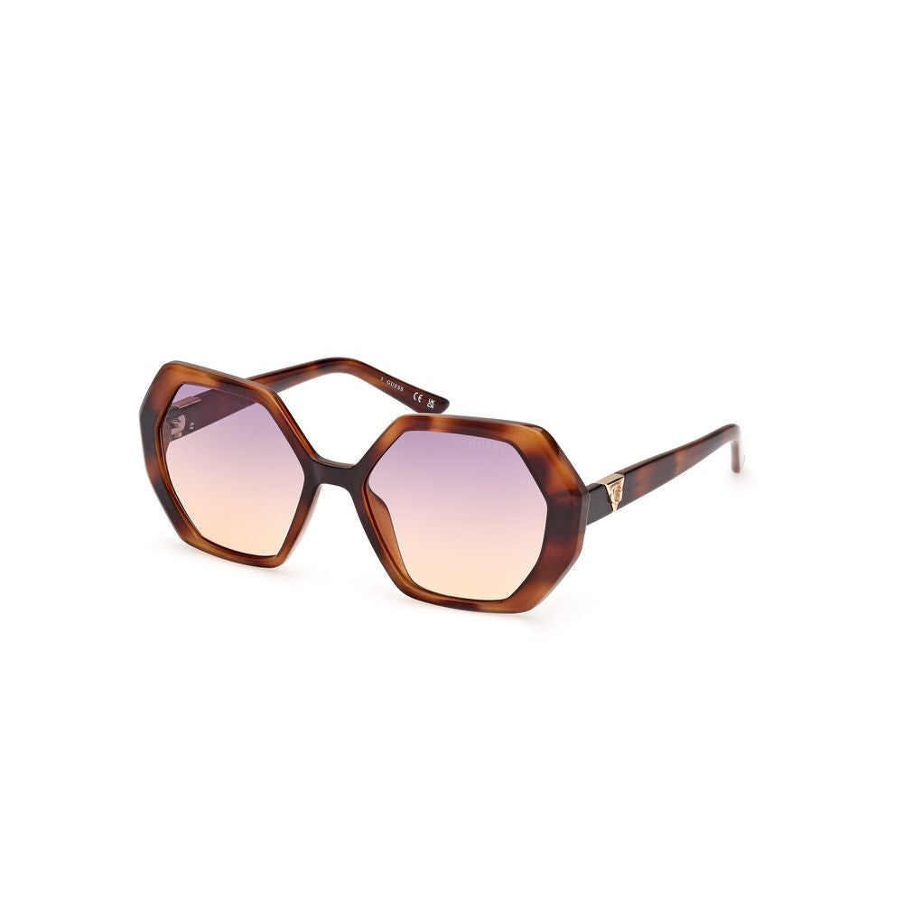 Guess Brown Resin Sunglasses - Luxe Nova