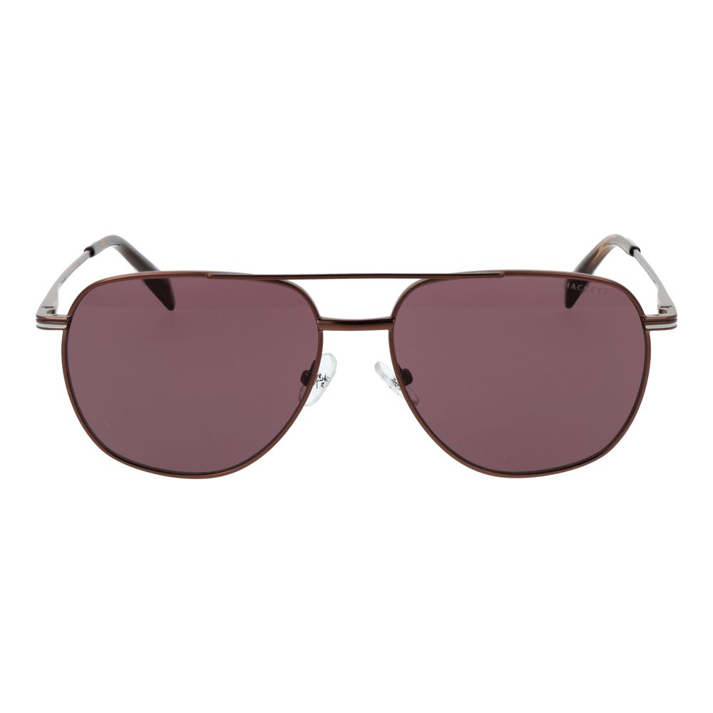 Hackett Brown Metal Sunglasses - Luxe Nova