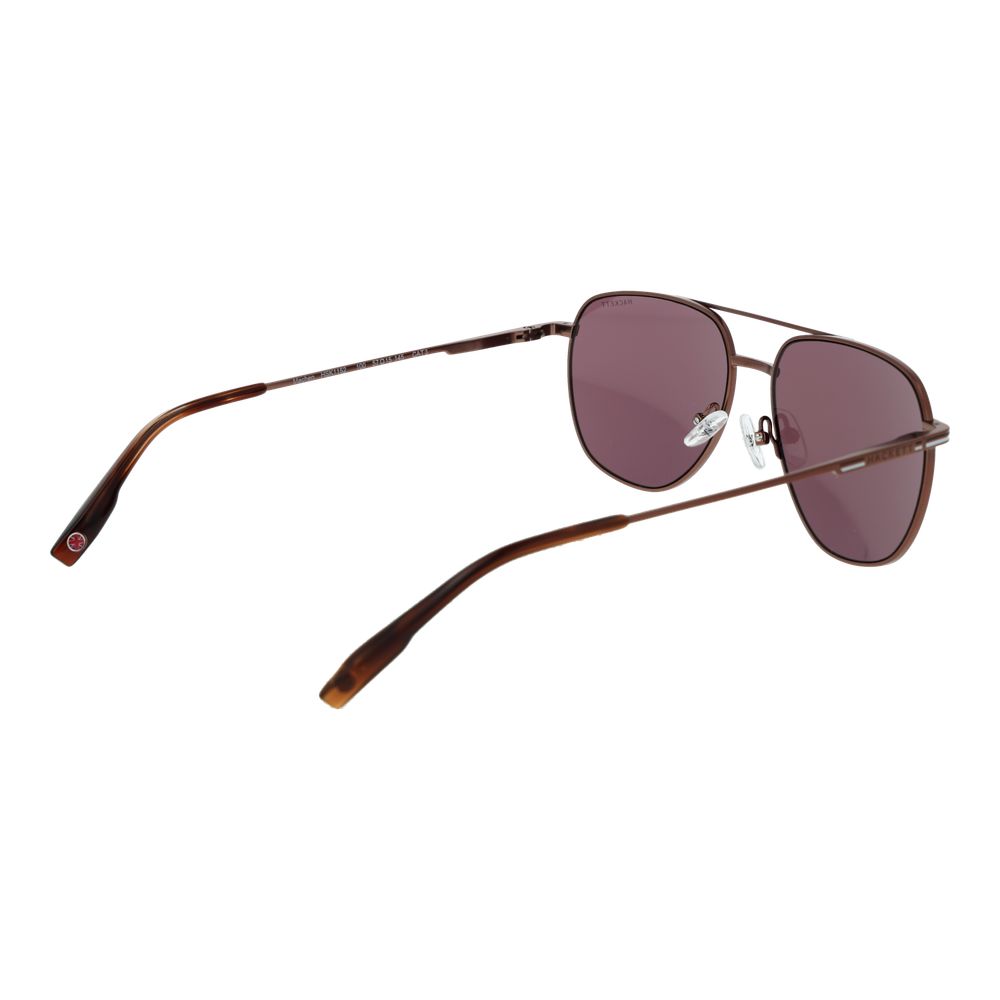 Hackett Brown Metal Sunglasses - Luxe Nova
