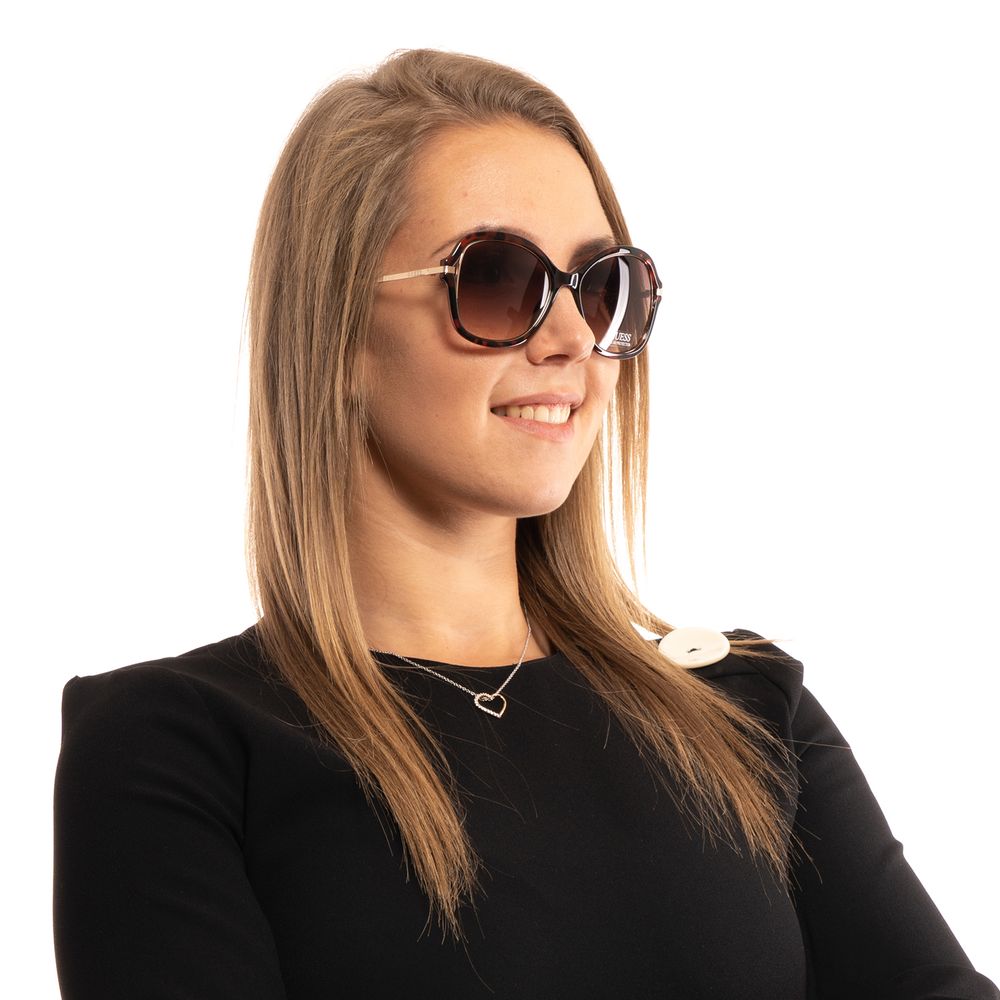 Guess Brown Metal & Plastic Sunglasses - Luxe Nova