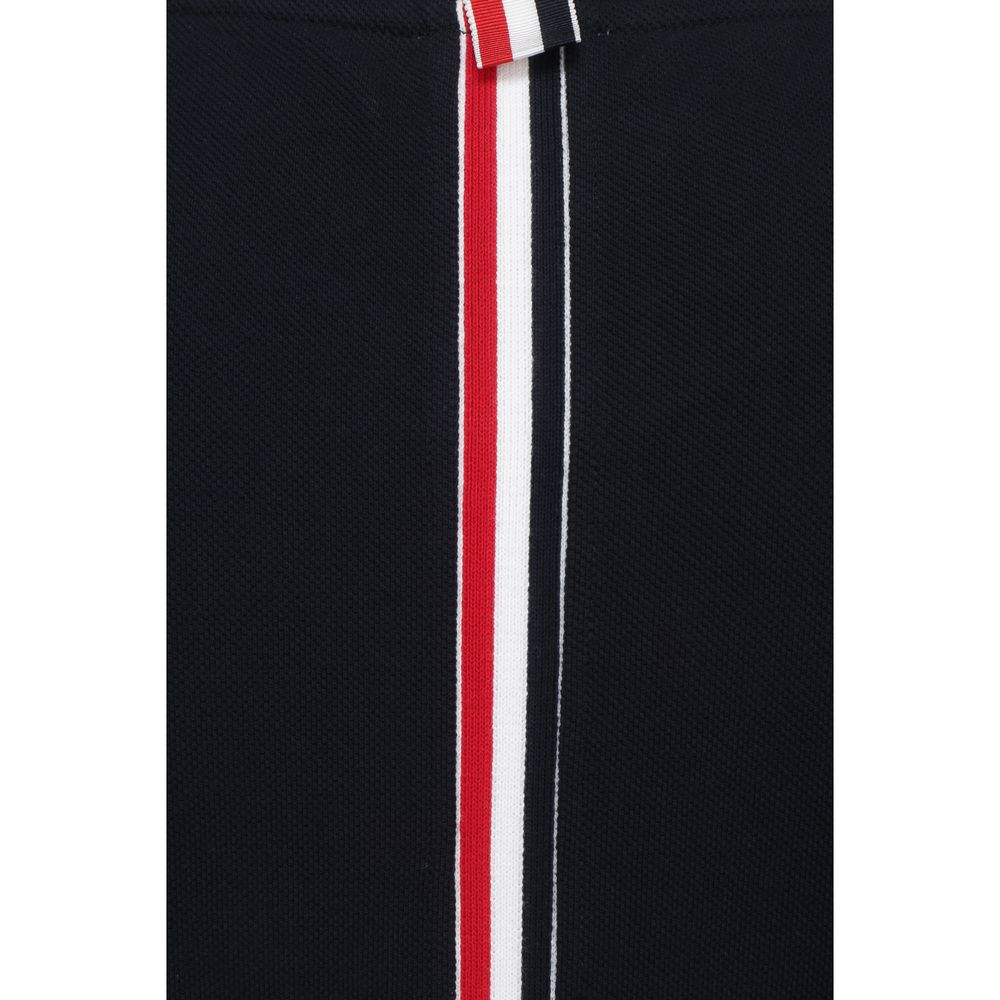 Thom Browne Blue Cotton T-Shirt - Luxe Nova