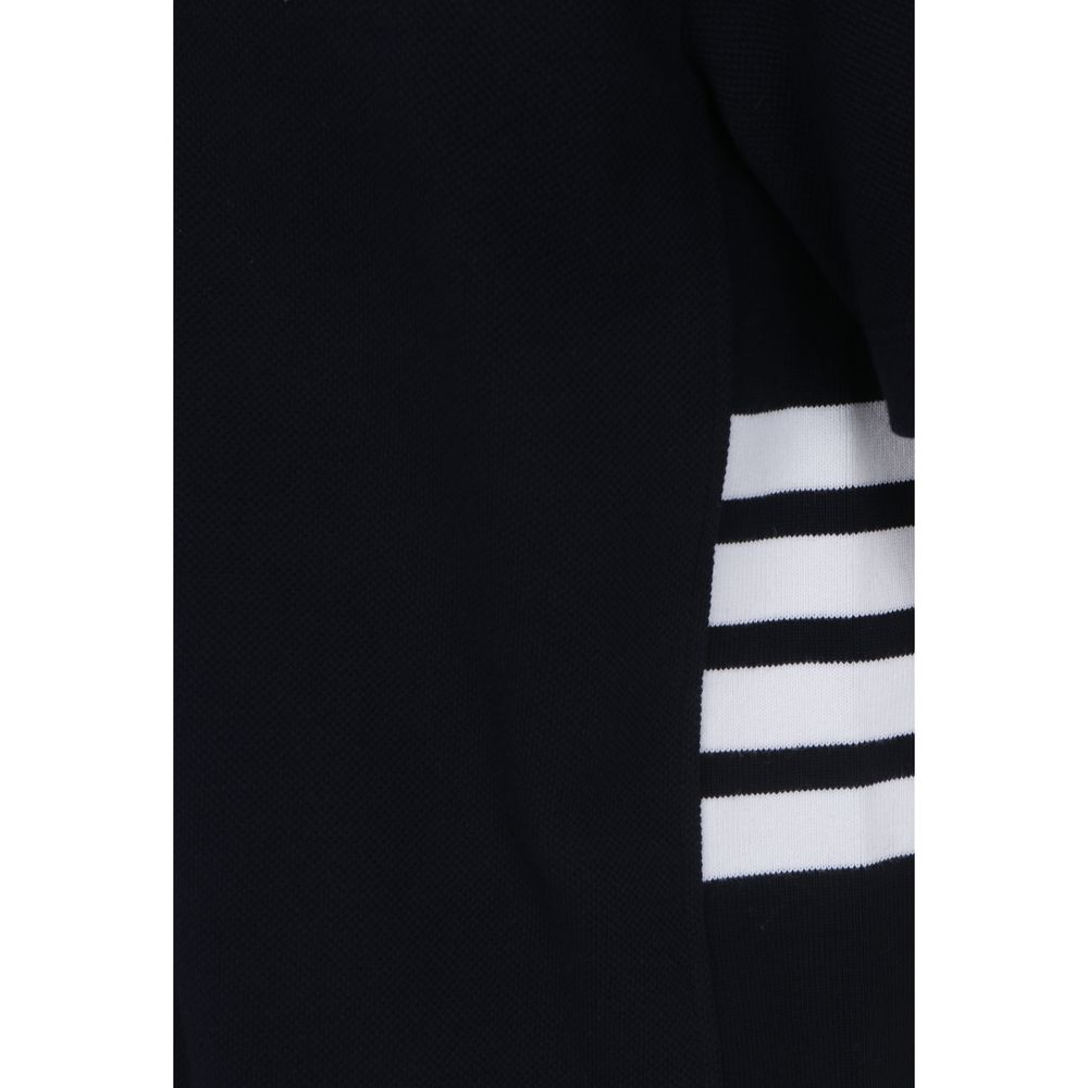 Thom Browne Blue Cotton T-Shirt - Luxe Nova