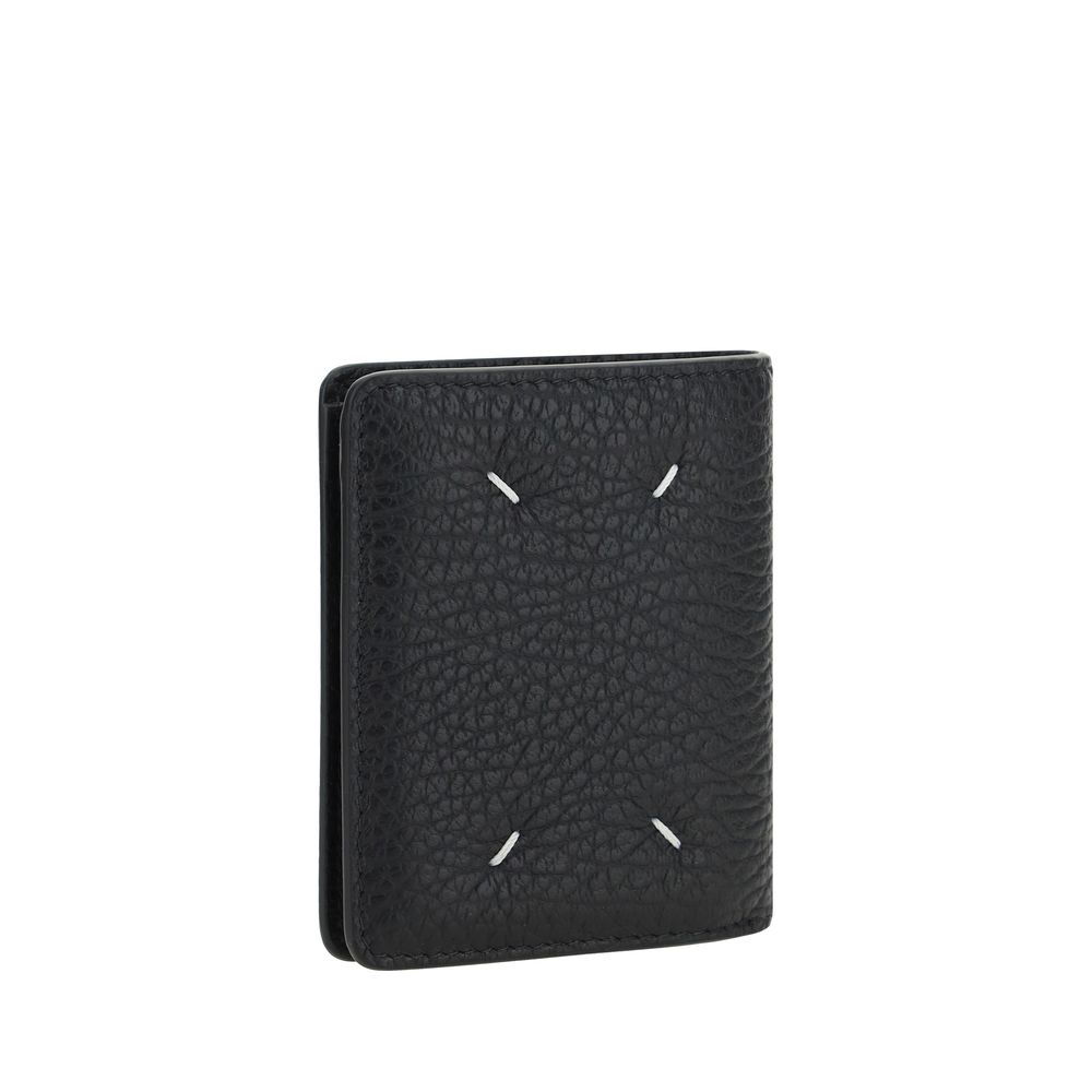 Margiela Black Calf Leather Bos Taurus Wallet - Luxe Nova