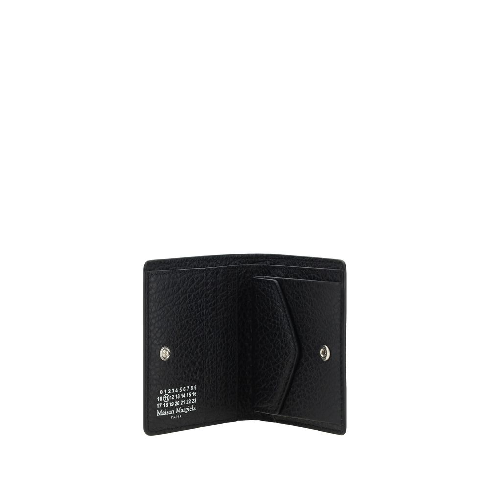 Margiela Black Calf Leather Bos Taurus Wallet - Luxe Nova