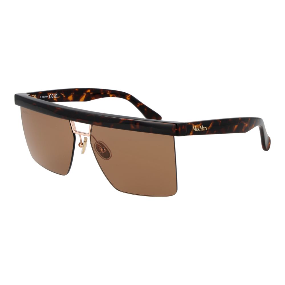 Max Mara Brown Plastic Sunglasses - Luxe Nova