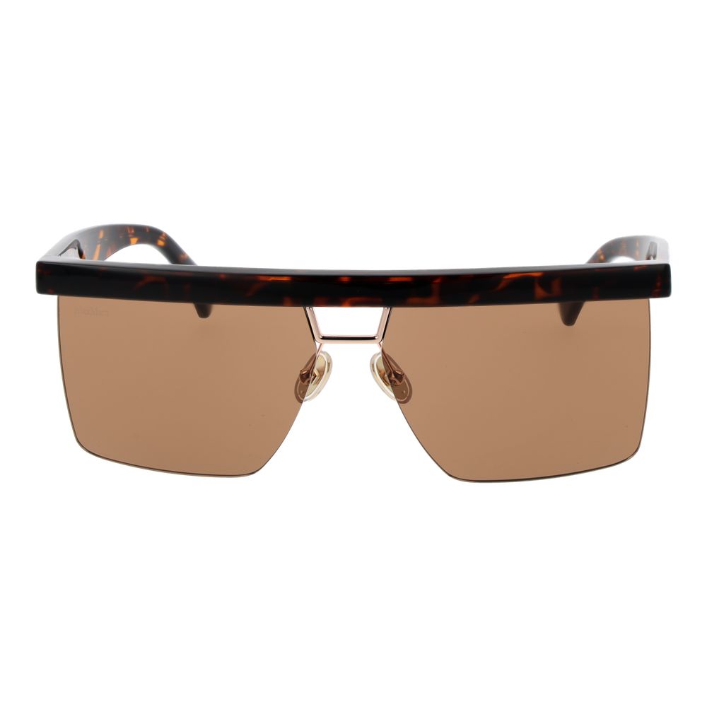 Max Mara Brown Plastic Sunglasses - Luxe Nova