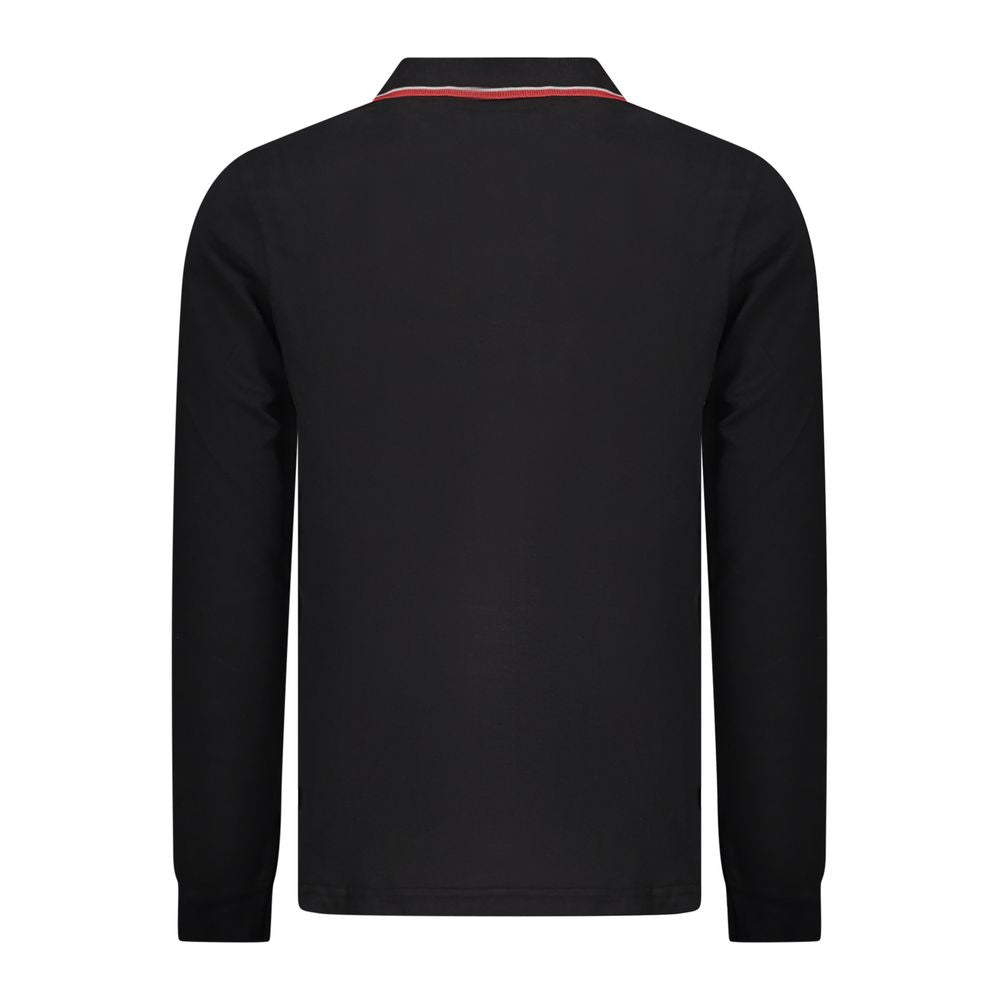 Norway 1963 Black Cotton Men Polo Shirt - Luxe Nova