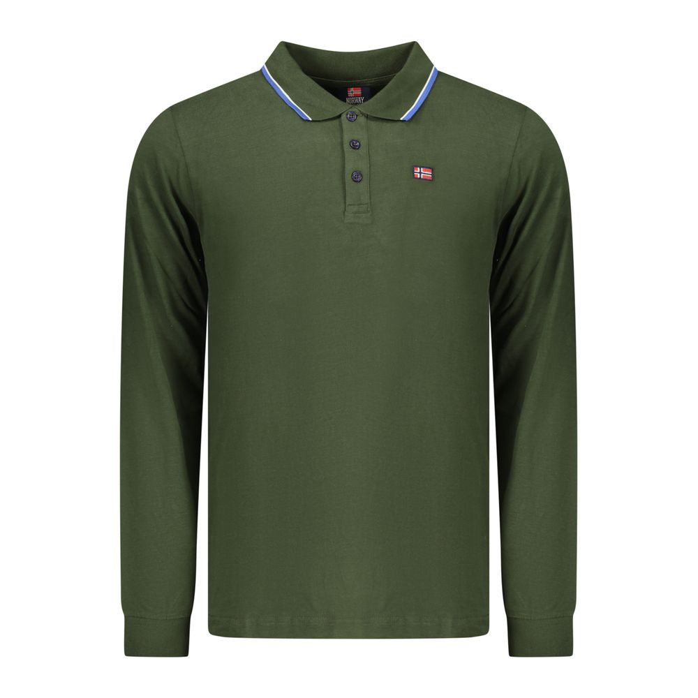 Norway 1963 Verde Cotton Men Polo - Luxe Nova
