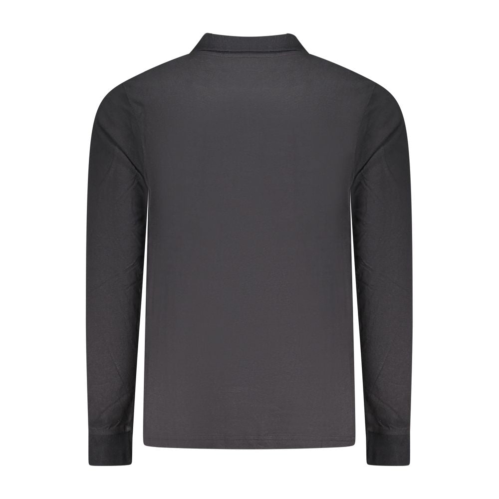 Norway 1963 Black Cotton Men Polo Shirt - Luxe Nova