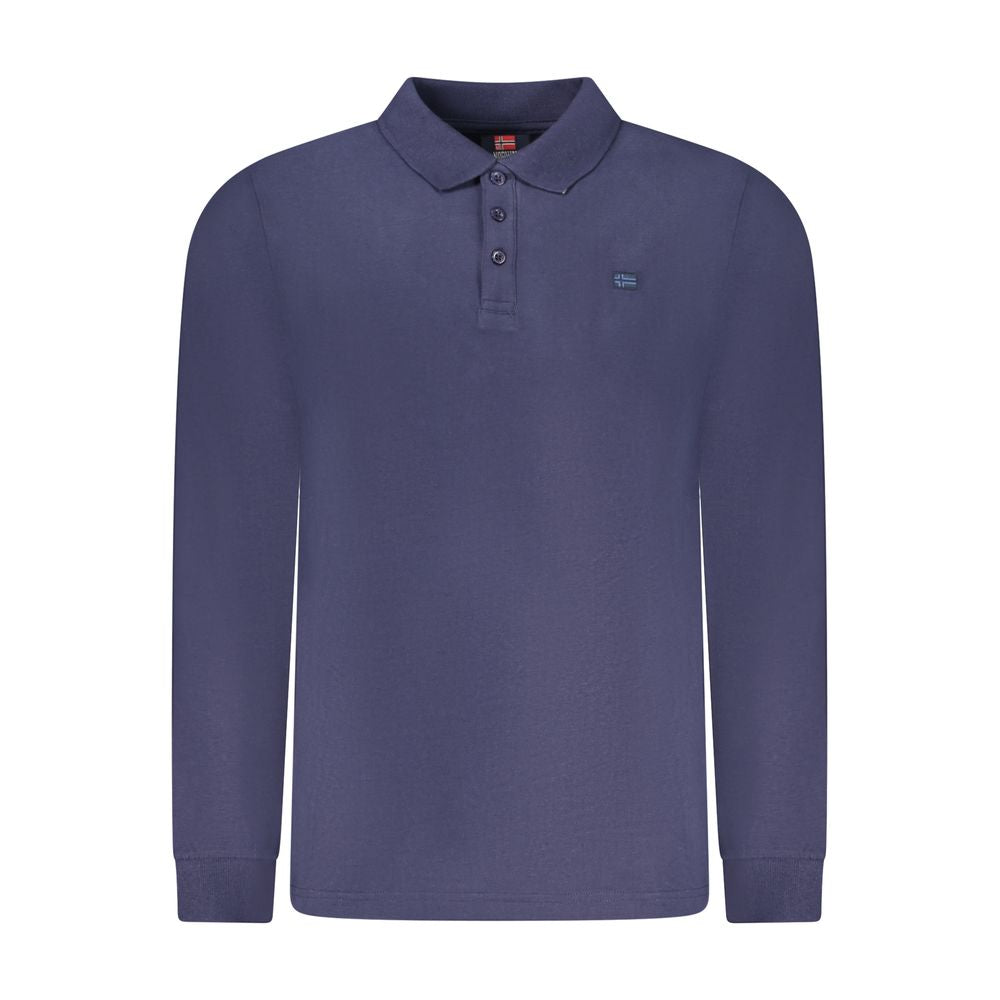 Norway 1963 Blu Cotton Men Polo - Luxe Nova