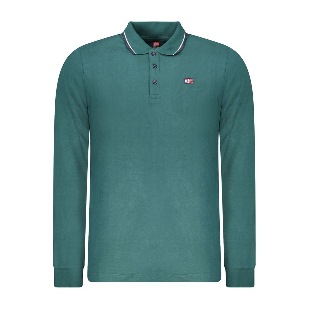 Norway 1963 Verde Cotton Men Polo - Luxe Nova