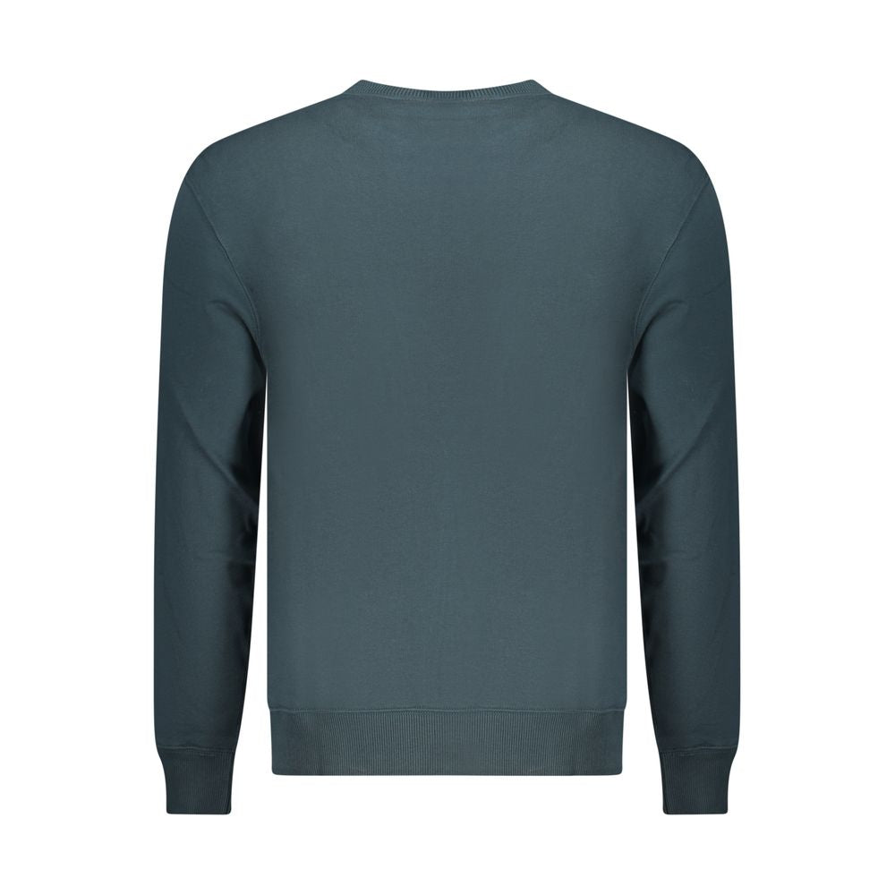 Calvin Klein Blue Cotton Men Sweatshirt - Luxe Nova