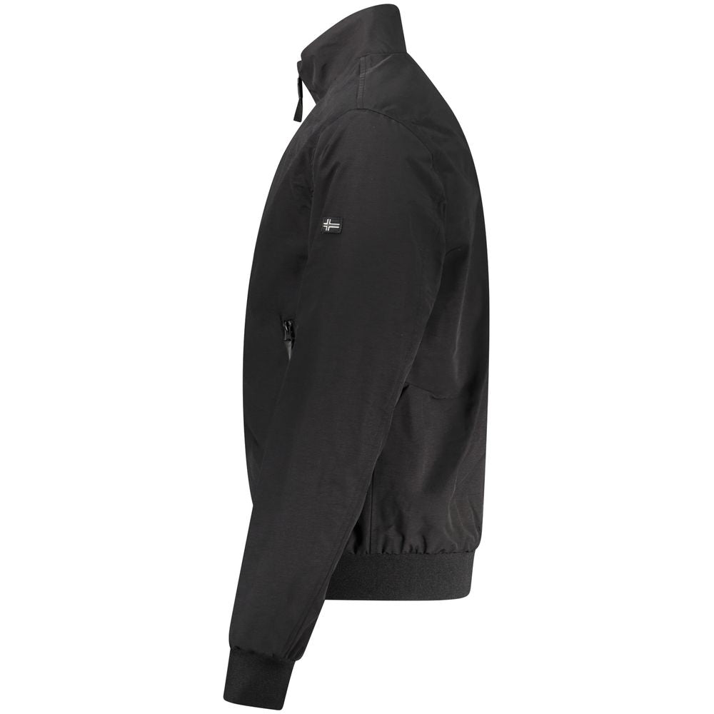 Norway 1963 Black Cotton Men's Jacket - Luxe Nova