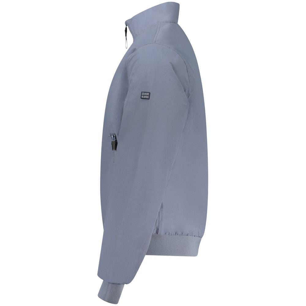 Norway 1963 Blue Cotton Men's Jacket - Luxe Nova