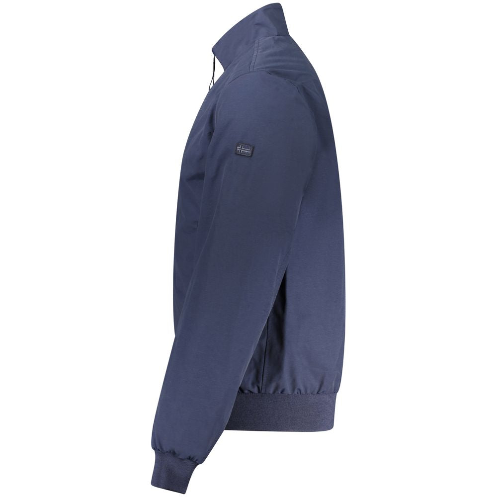 Norway 1963 Blu Cotton Men's Jacket - Luxe Nova