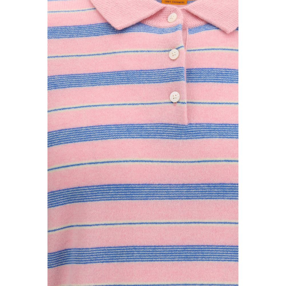 Guest in Residence Multicolor Cashmere Polo Shirt - Luxe Nova