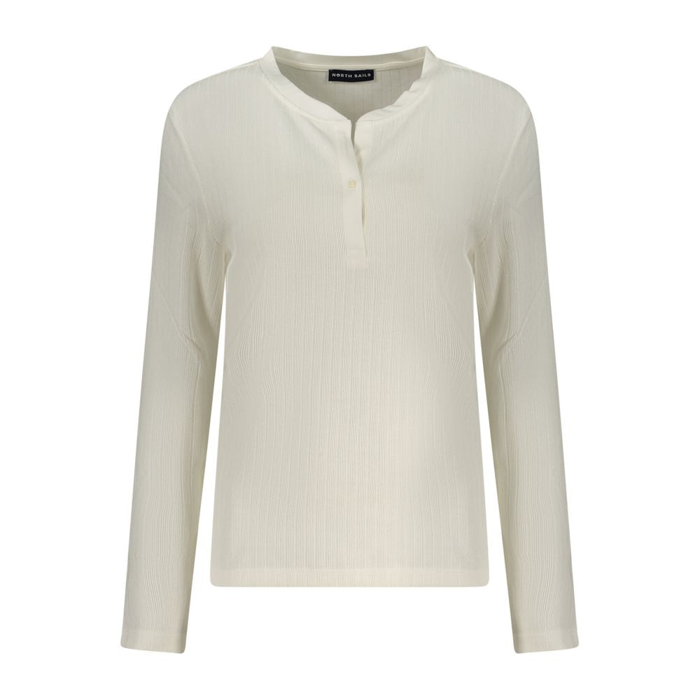 North Sails Bianco Polyester Women Sweater - Luxe Nova