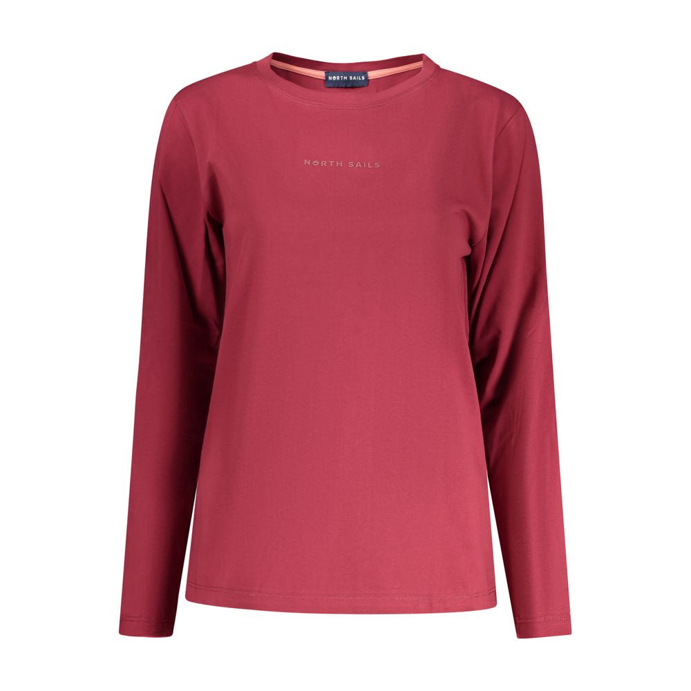 North Sails Rosso Cotton Women T-Shirt - Luxe Nova