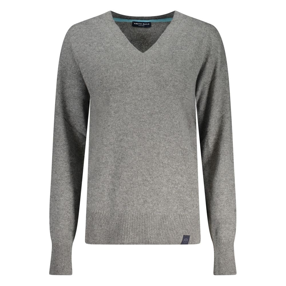 North Sails Grigio Poliammide Women Sweater - Luxe Nova