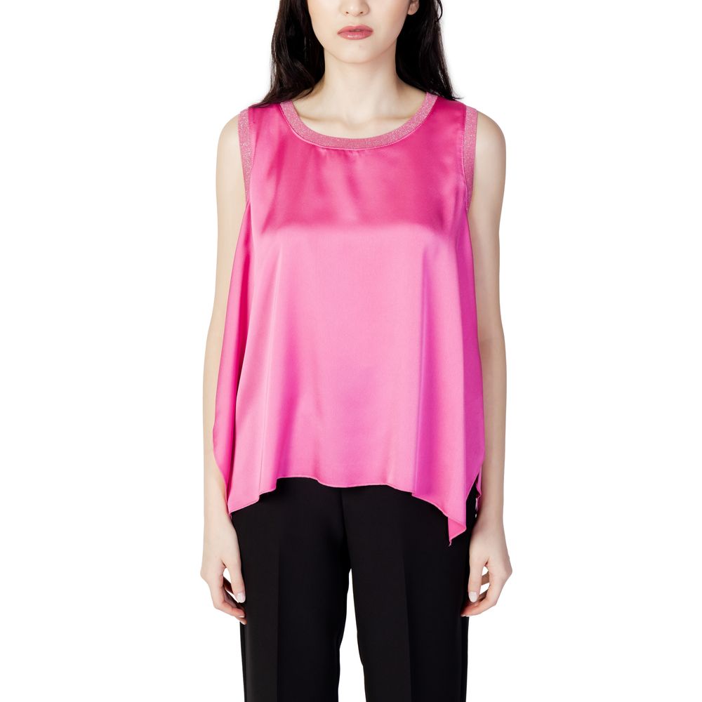 Hanny Deep Multicolor Polyester Tank Tops