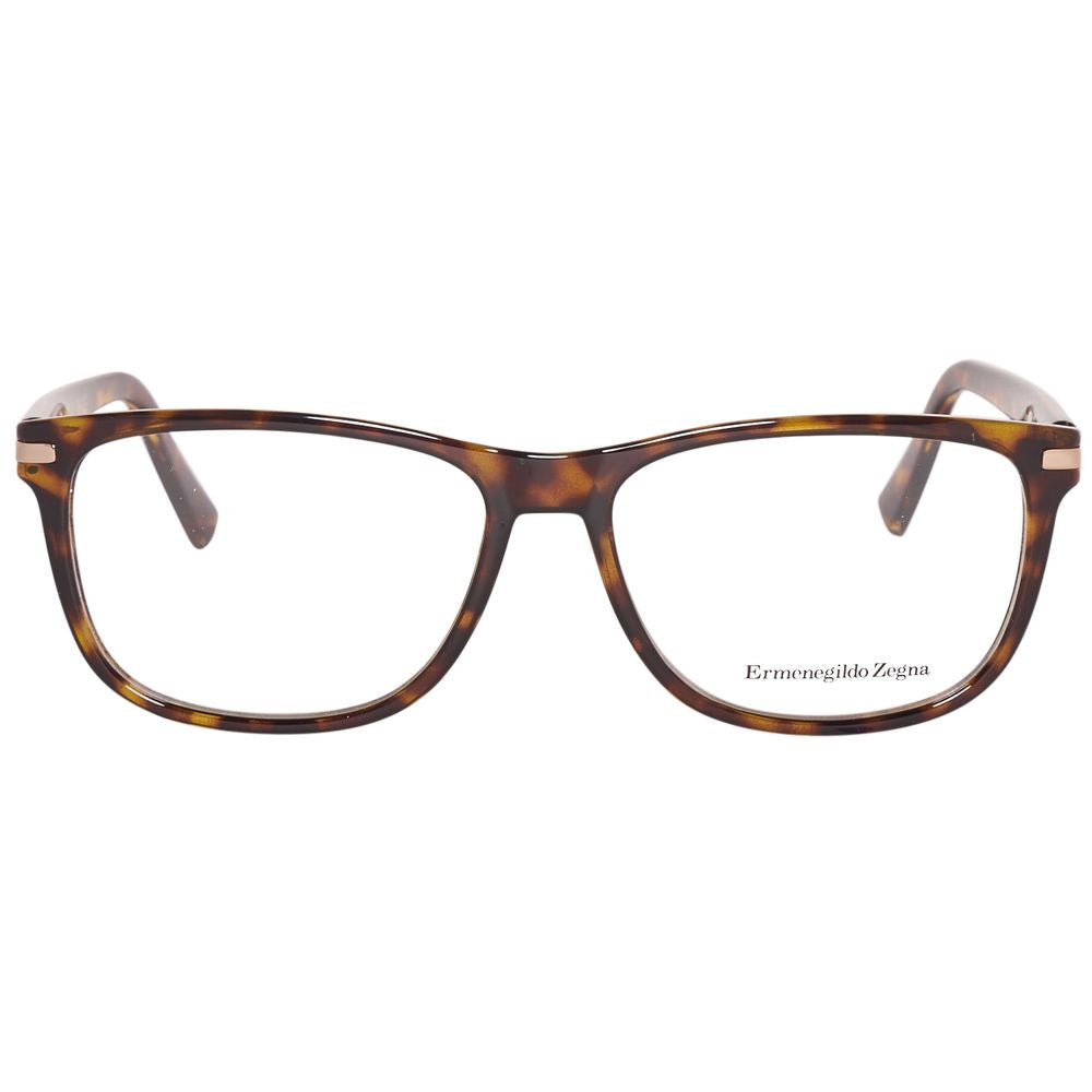 Ermenegildo Zegna Brown Plastic Glasses (Frames) - Luxe Nova