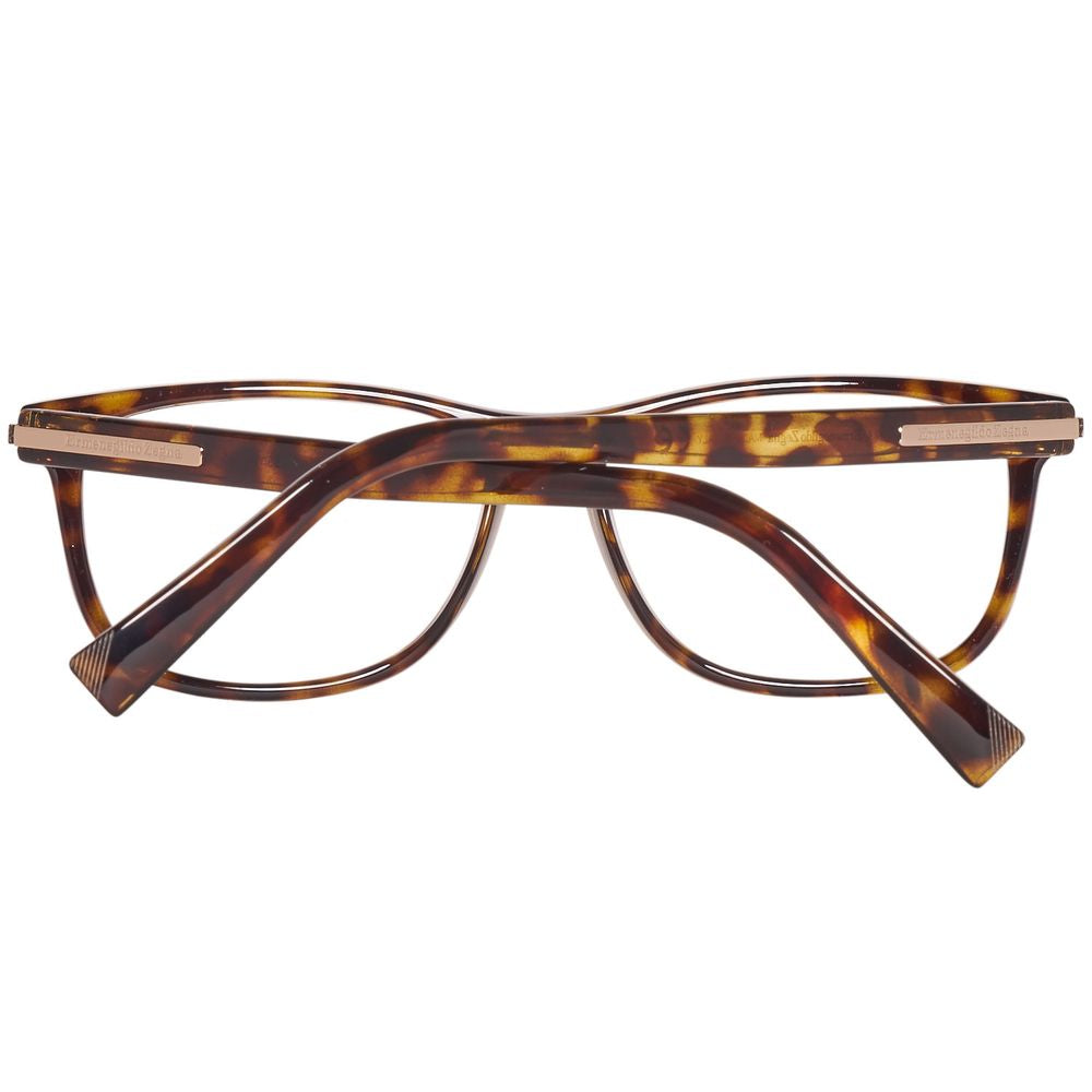 Ermenegildo Zegna Brown Plastic Glasses (Frames) - Luxe Nova