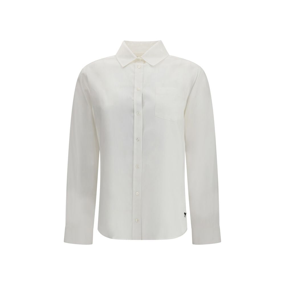 Max Mara White Cotton Dress Shirt