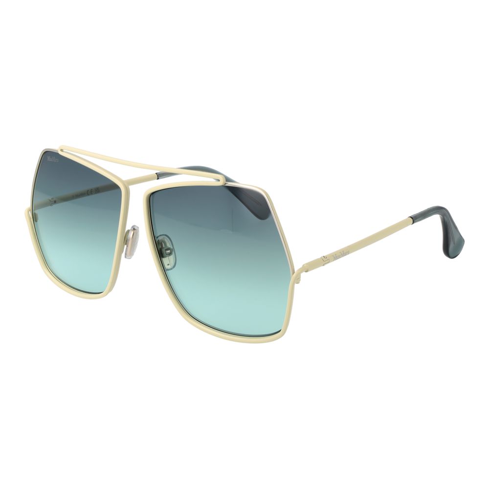 Max Mara Turquoise Metal Sunglasses - Luxe Nova