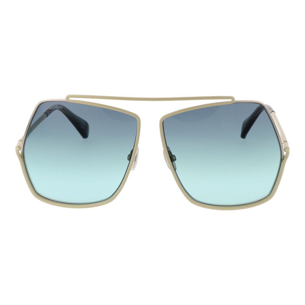 Max Mara Turquoise Metal Sunglasses - Luxe Nova