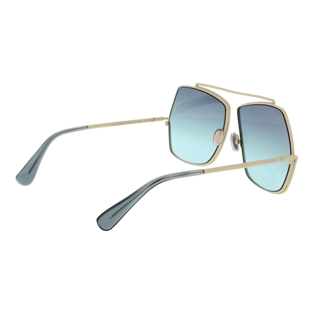 Max Mara Turquoise Metal Sunglasses - Luxe Nova