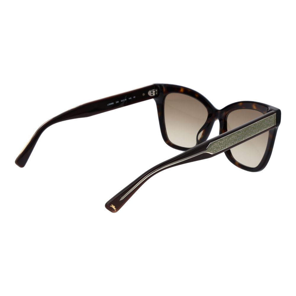 Longchamp Brown Acetate Sunglasses - Luxe Nova
