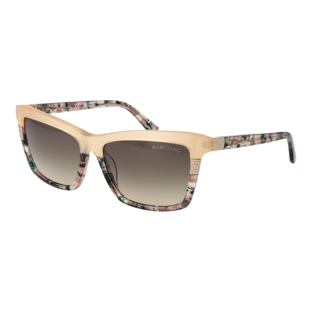Marciano by Guess Beige Acetate Sunglasses - Luxe Nova