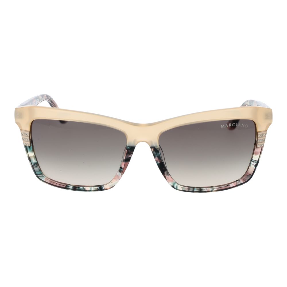 Marciano by Guess Beige Acetate Sunglasses - Luxe Nova