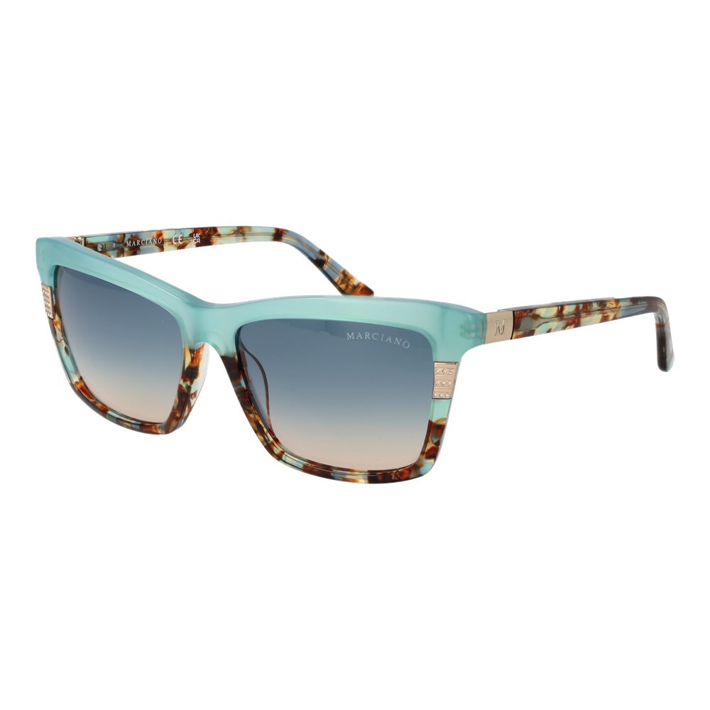 Marciano by Guess Turquoise Acetate Sunglasses - Luxe Nova