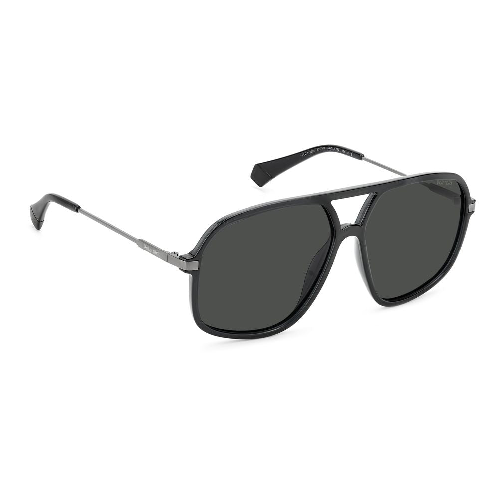 Polaroid Gray Plastic Sunglasses - Luxe Nova