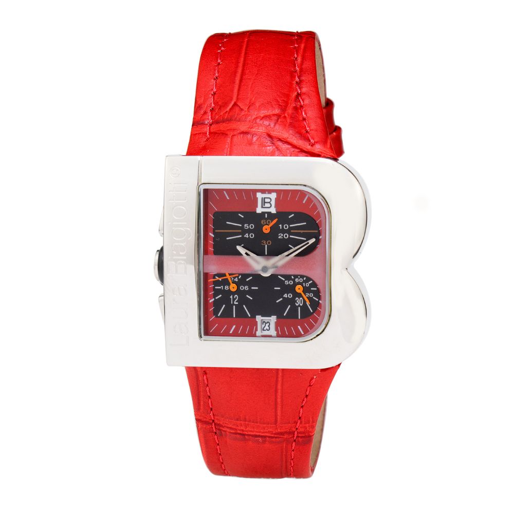 Laura Biagiotti Brown Leather Dress Watch