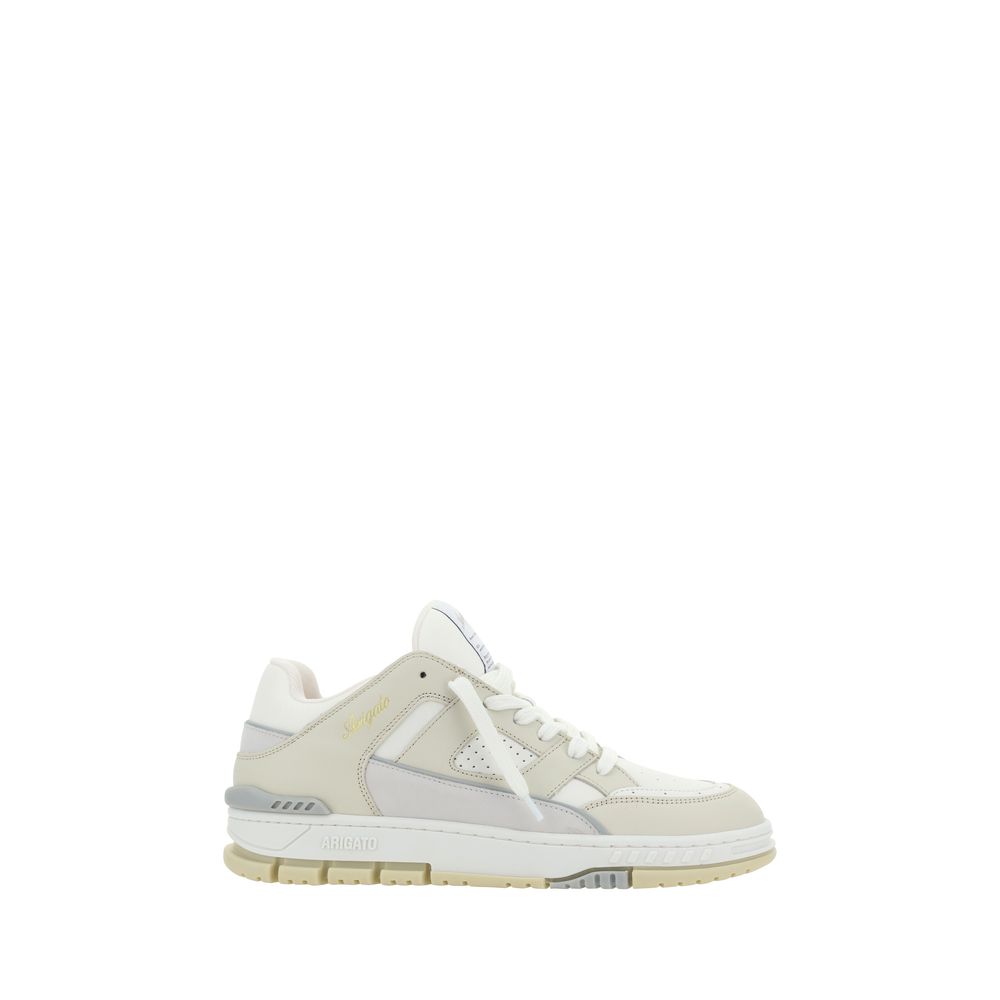 Axel Arigato White Calf Leather Bos Taurus Low Top Sneakers - Luxe Nova