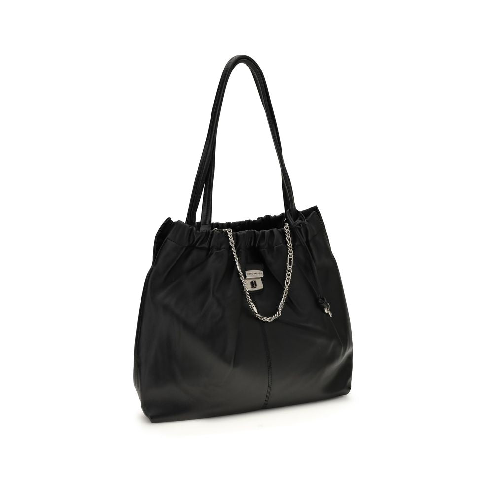 Marc Jacobs Black Calf Leather Bos Taurus Shoulder Bag - Luxe Nova