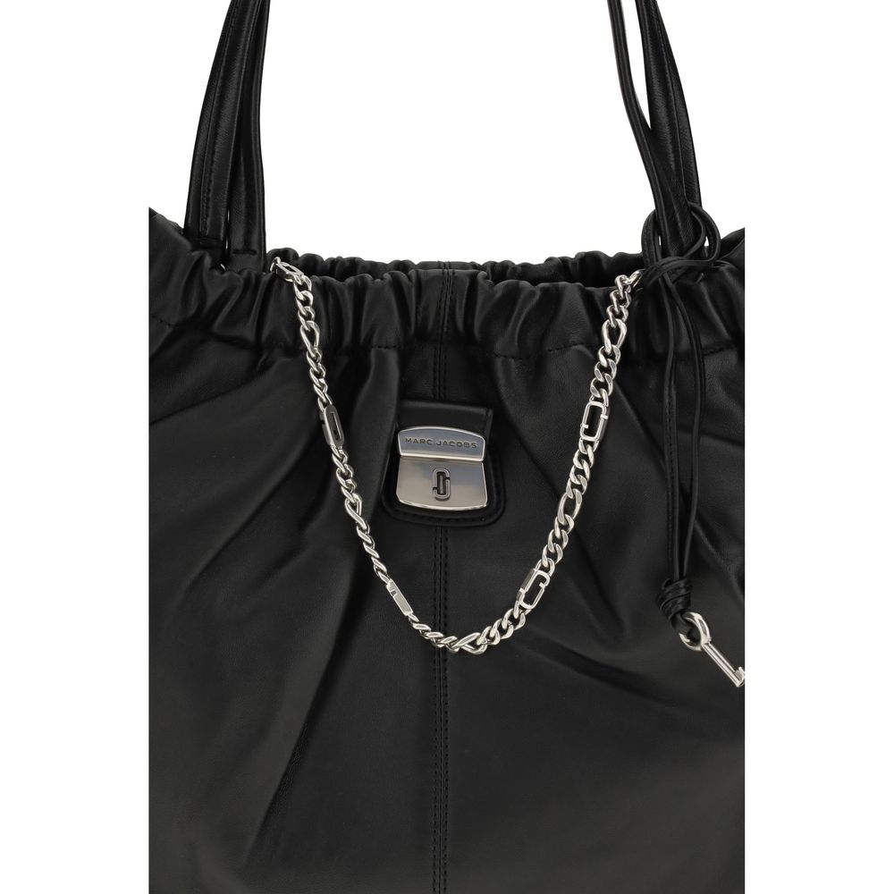 Marc Jacobs Black Calf Leather Bos Taurus Shoulder Bag - Luxe Nova