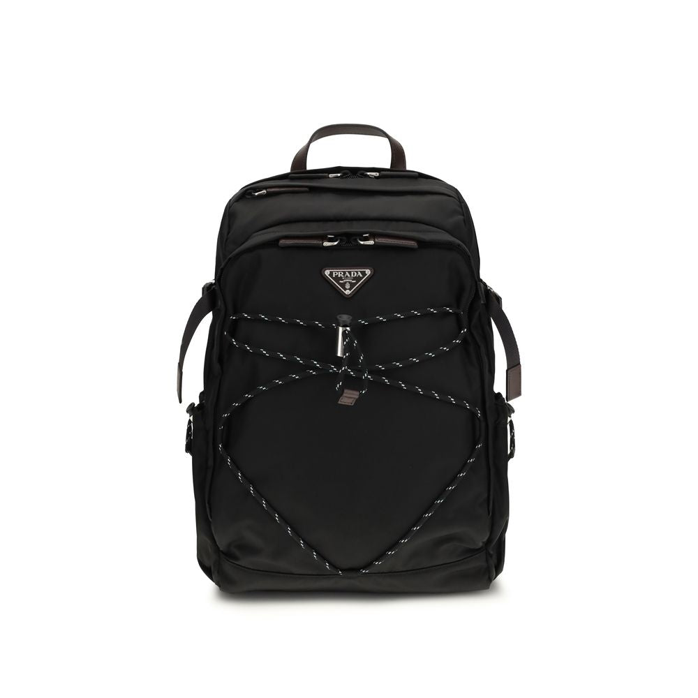 Prada Black Recycled Polyamide Backpack