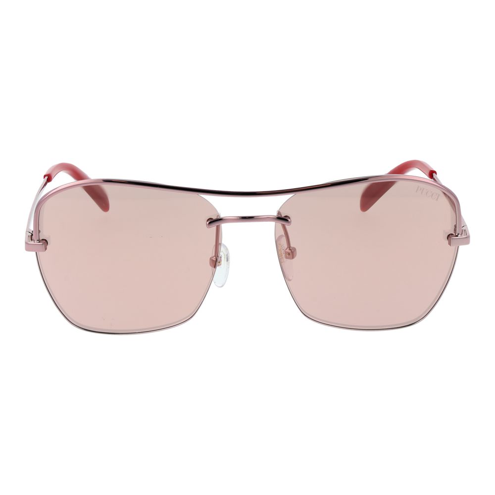 Emilio Pucci Rose Gold Metal Sunglasses - Luxe Nova