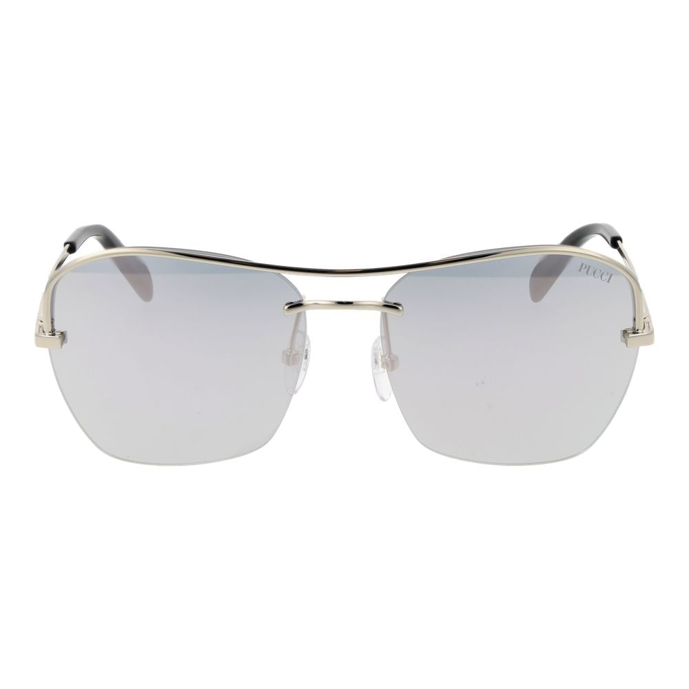 Emilio Pucci Silver Metal Sunglasses - Luxe Nova