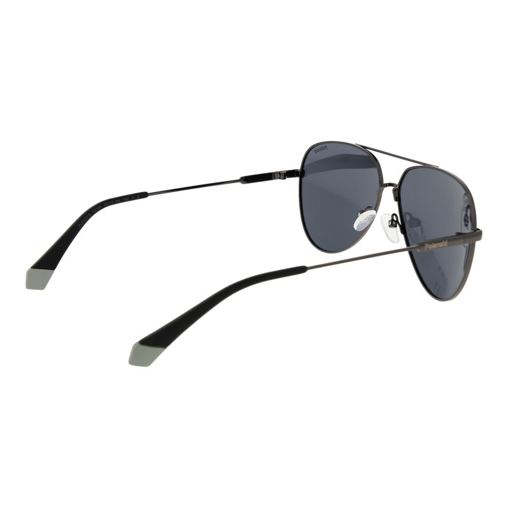 Polaroid Gray Metal Sunglasses - Luxe Nova