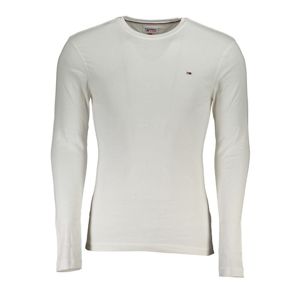 Tommy Hilfiger White Cotton Men T-Shirt - Luxe Nova