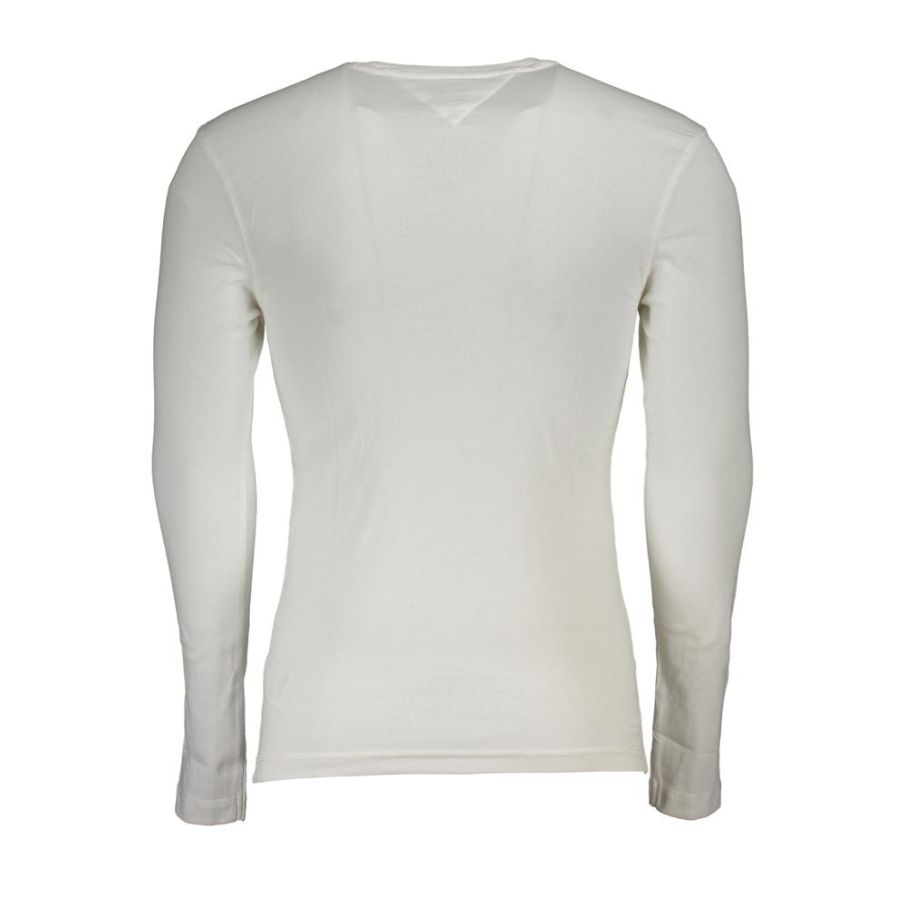 Tommy Hilfiger White Cotton Men T-Shirt - Luxe Nova