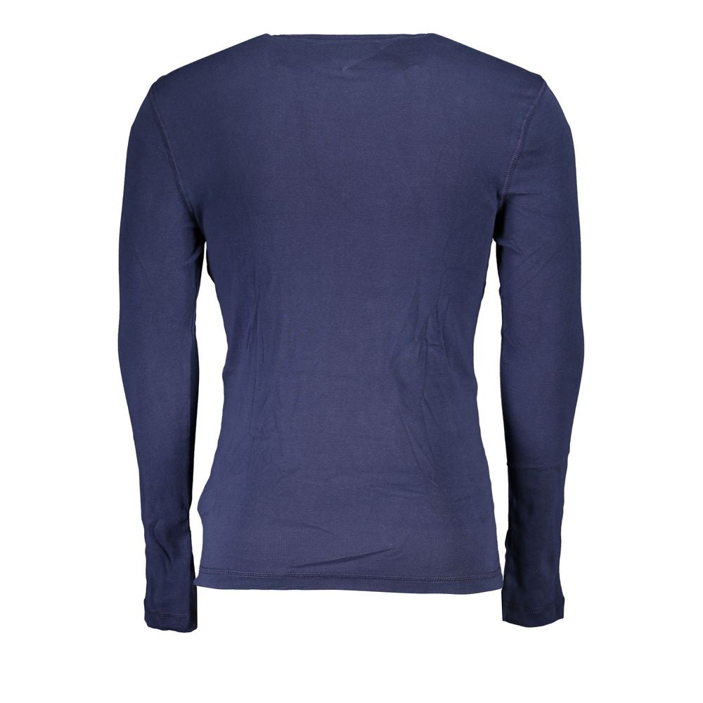 Tommy Hilfiger Blue Organic Cotton Men T-Shirt - Luxe Nova