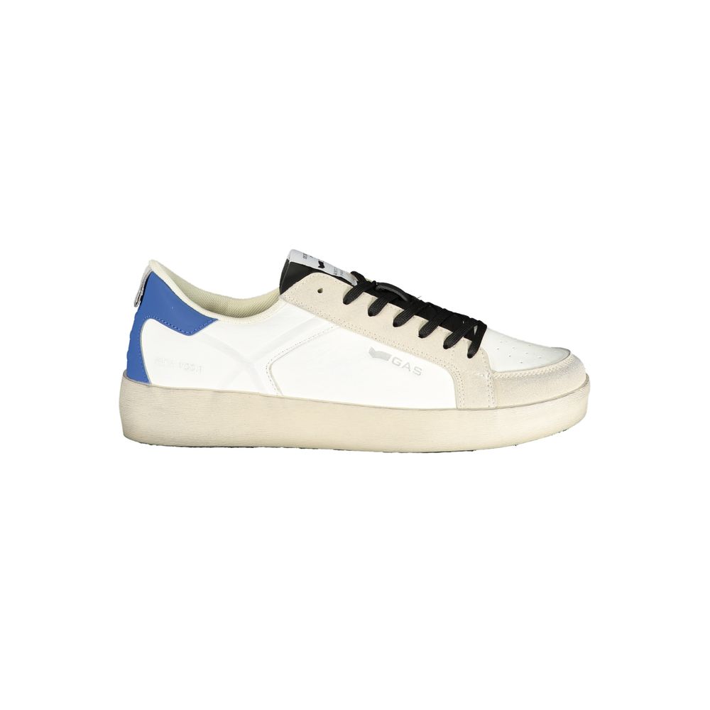 Gas White Polyurethane Men Sneaker - Luxe Nova
