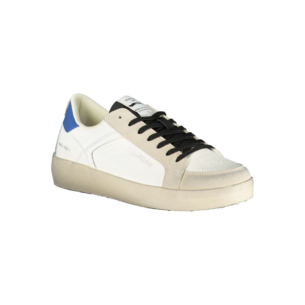 Gas White Polyurethane Men Sneaker - Luxe Nova