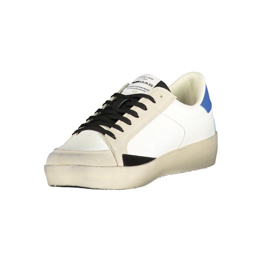 Gas White Polyurethane Men Sneaker - Luxe Nova